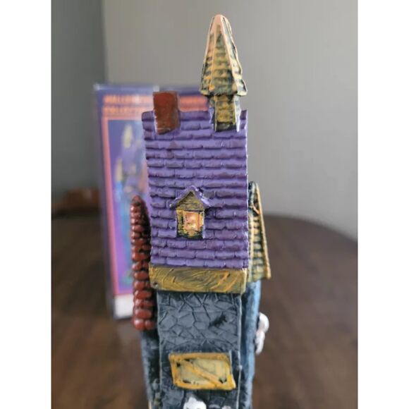 Windsor Collection Set of 2 Halloween Haunted House Tall 12"Collectibles w/Boxes - Picture 15 of 16